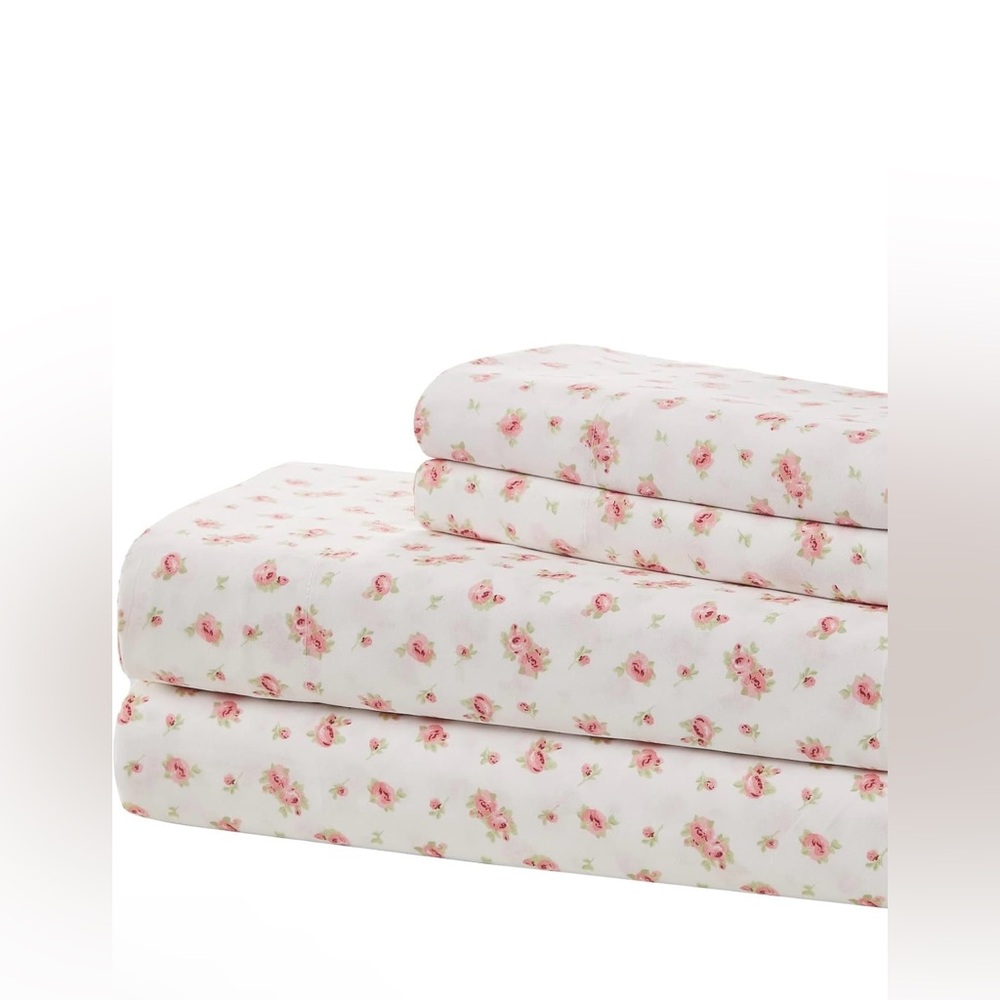 Modern Threads Floral Bed Sheet Set (Queen)